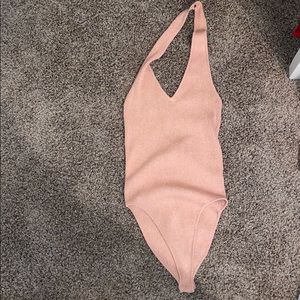Halter top body suit